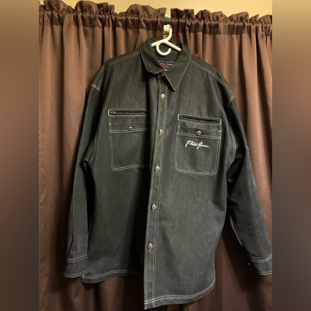 Phat Farm vintage jean jacket black